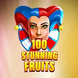 Logo of 100 Stunning Fruits from SYNOT Games at Spin Dynasty Casino