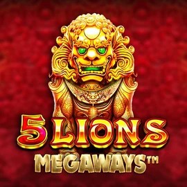 5 Lions Megaways slot visual from Pragmatic Play available on spindynasty.eu