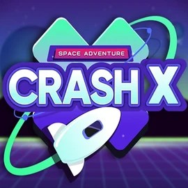 Logo of Crash X from Turbo Games at Spin Dynasty Casino