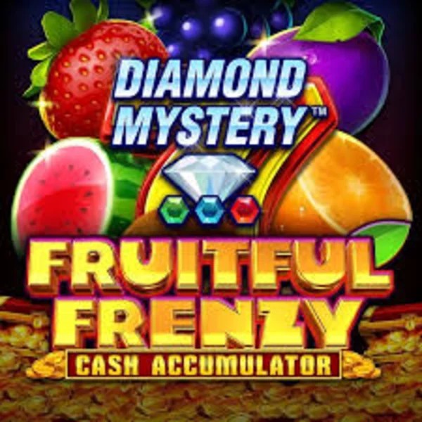 Diamond Mystery Fruitful Frenzy Cash Accumulator by Greentube, showcased at spindynasty.eu – game logo