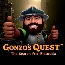Logo of Gonzo's Quest from NetEnt at Spin Dynasty Casino