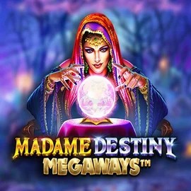 Madame Destiny Megaways slot logo by Pragmatic Play at Spin Dynasty Casino