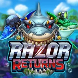 Logo of Razor Returns from Push Gaming at Spin Dynasty Casino