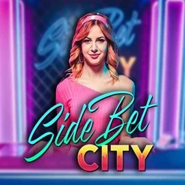 Side Bet City slot visual from Evolution available on spindynasty.eu